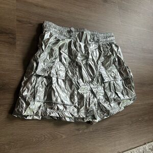 NWT metallic shorts. Great for festival or rave